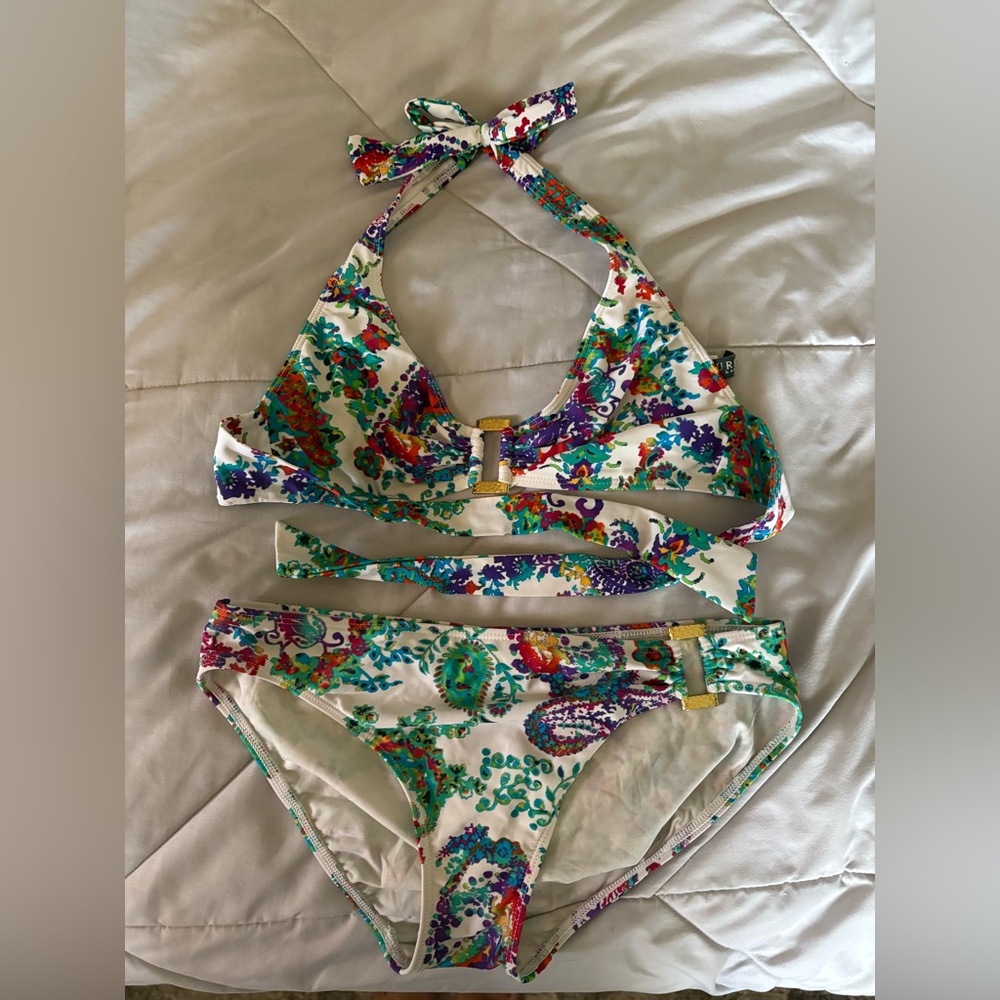 Floral Bikini Set with Halter Top Ralph Lauren